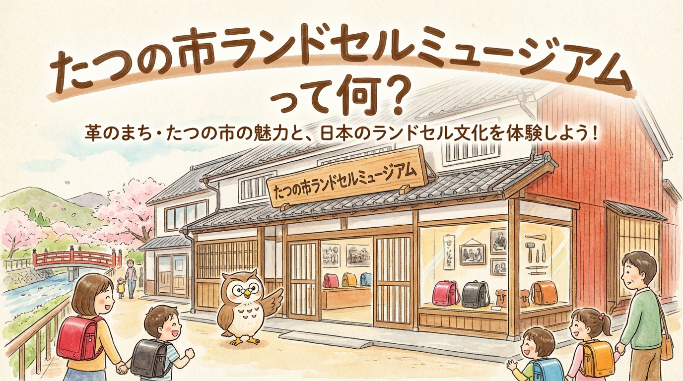 たつの市ランドセルミュージアムって何？