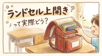 ランドセル上開きって実際どう?