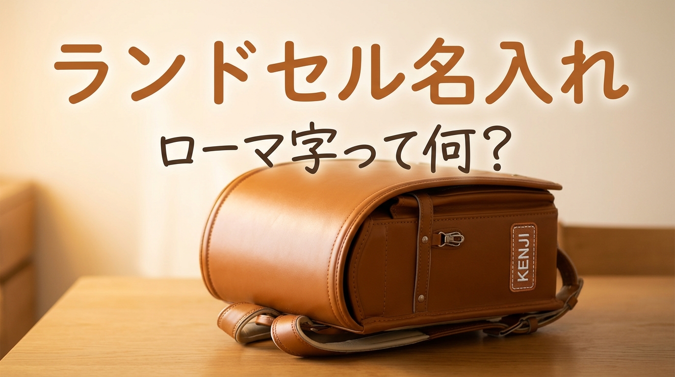 ランドセル名入れローマ字って何？