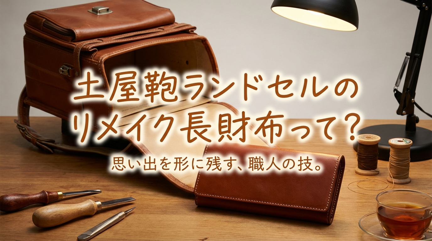 土屋鞄ランドセルのリメイク長財布って？