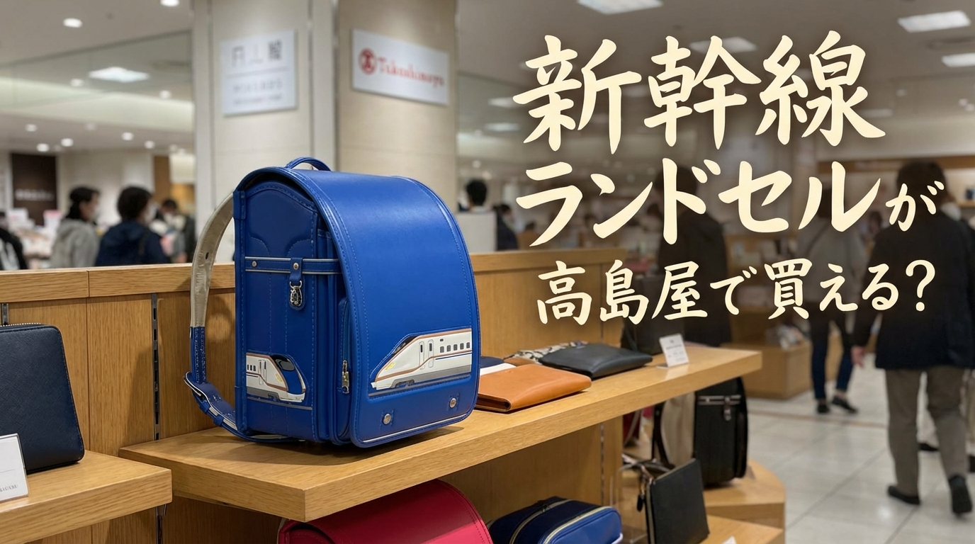 新幹線ランドセルが高島屋で買える？