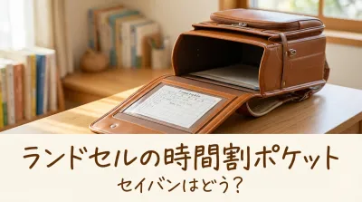 ランドセルの時間割ポケット、セイバンはどう？