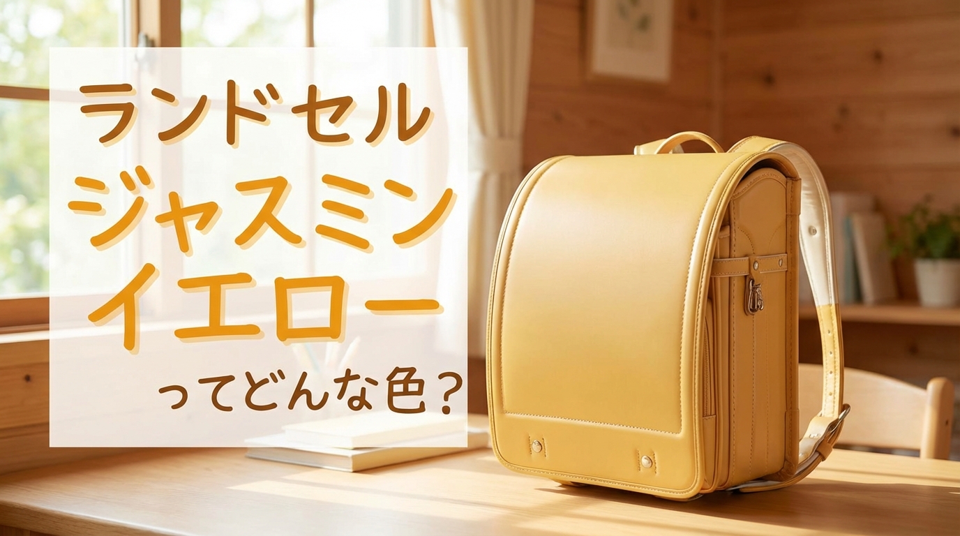 ランドセル ジャスミン イエローってどんな色？