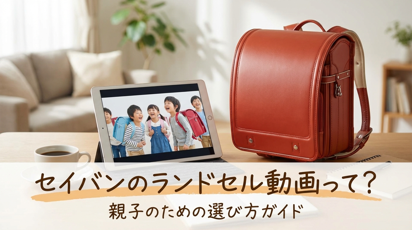 セイバンのランドセル動画って？