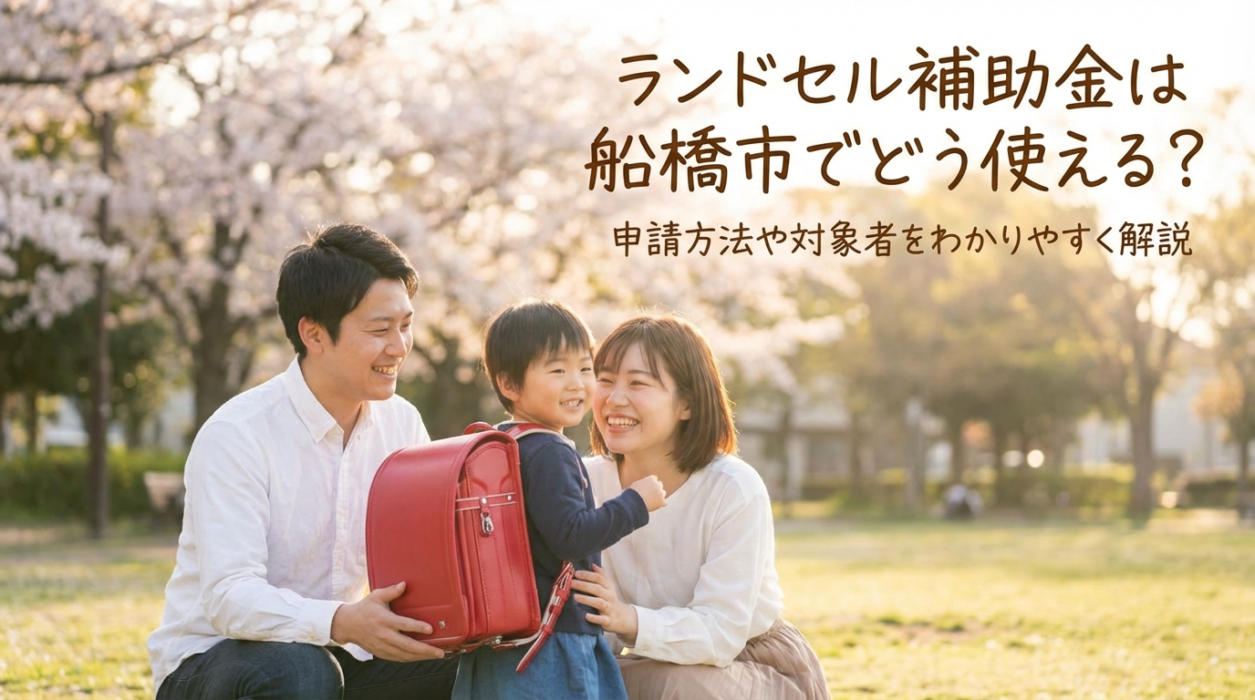 ランドセル補助金は船橋市でどう使える？