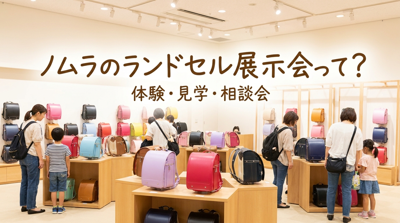 ノムラのランドセル展示会って？