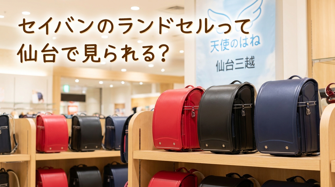 セイバンのランドセルって仙台で見られる？