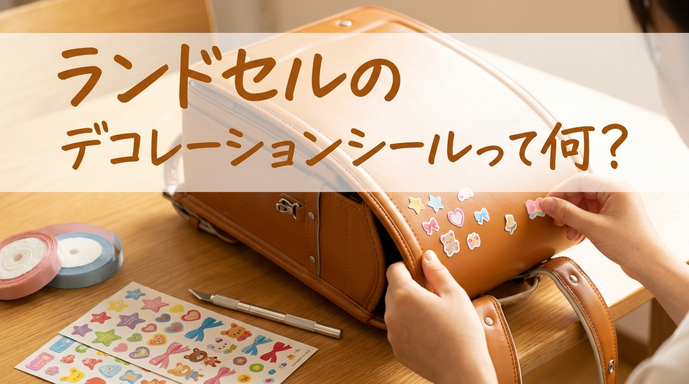 ランドセルのデコレーションシールって何?