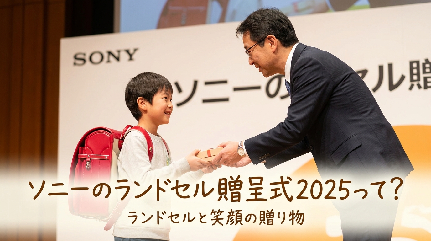 ソニーのランドセル贈呈式2025って？