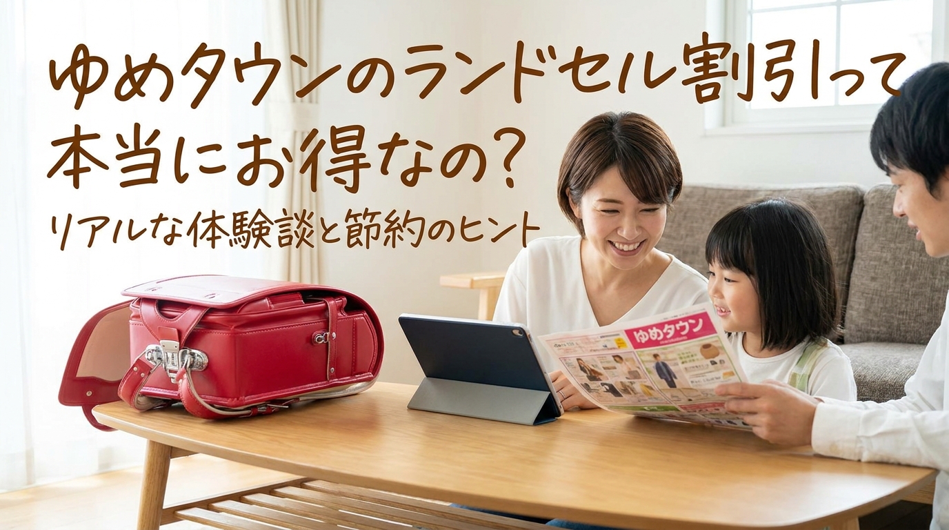 ゆめタウンのランドセル割引って本当にお得なの？