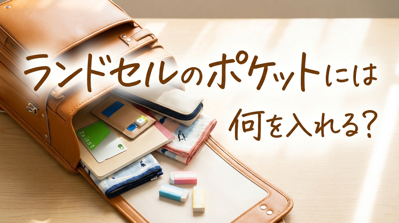 ランドセルのポケットには何を入れる?