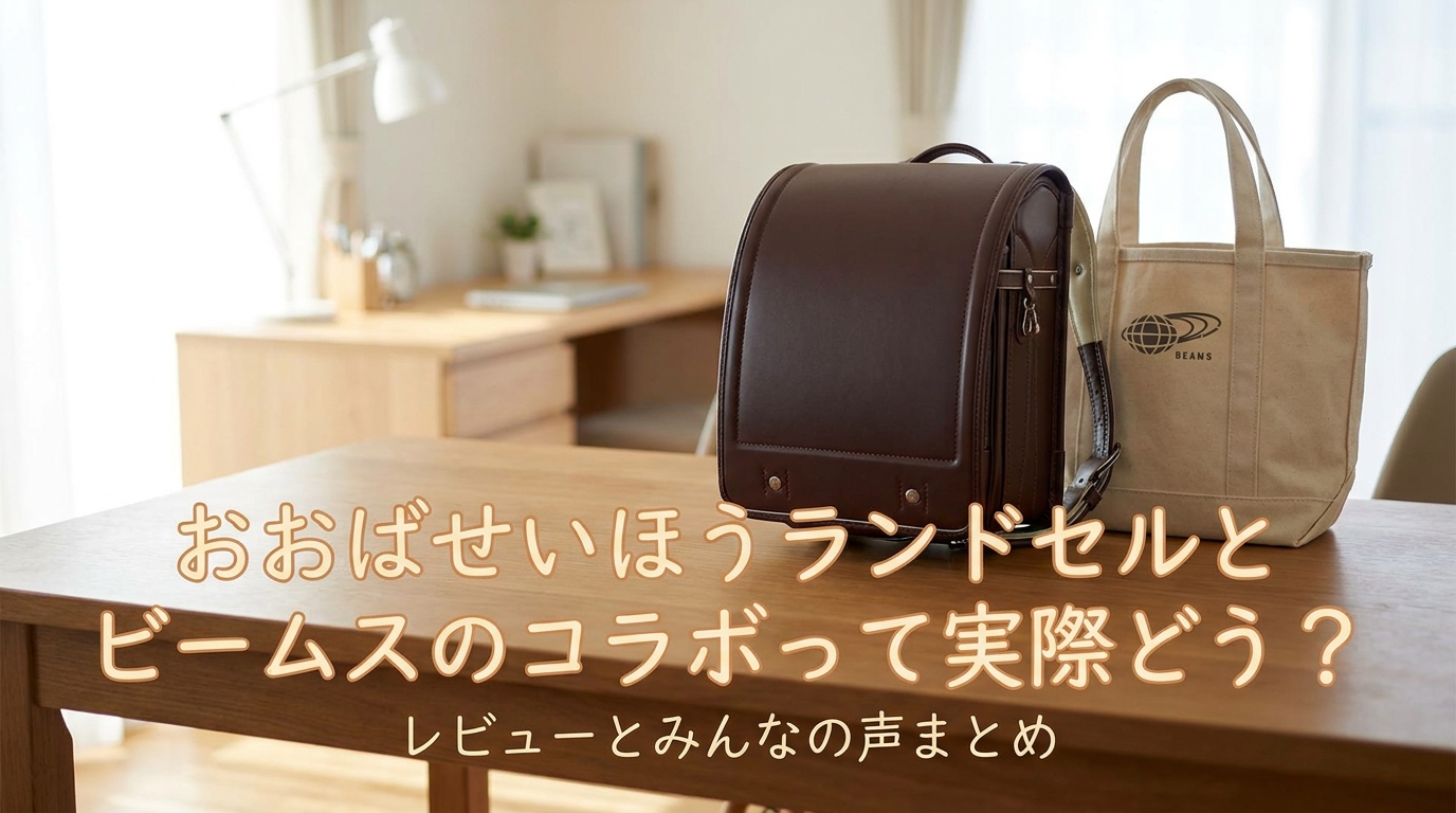 おおばせいほうランドセルとビームスのコラボって実際どう？