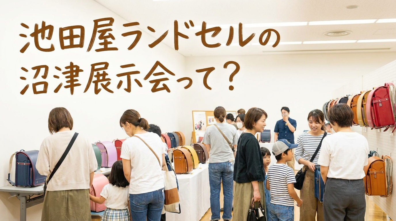 池田屋ランドセルの沼津展示会って？