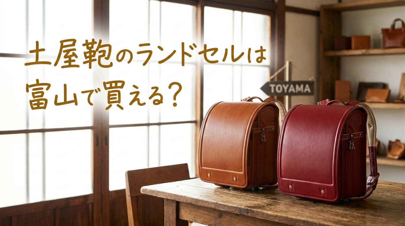 土屋鞄のランドセルは富山で買える？