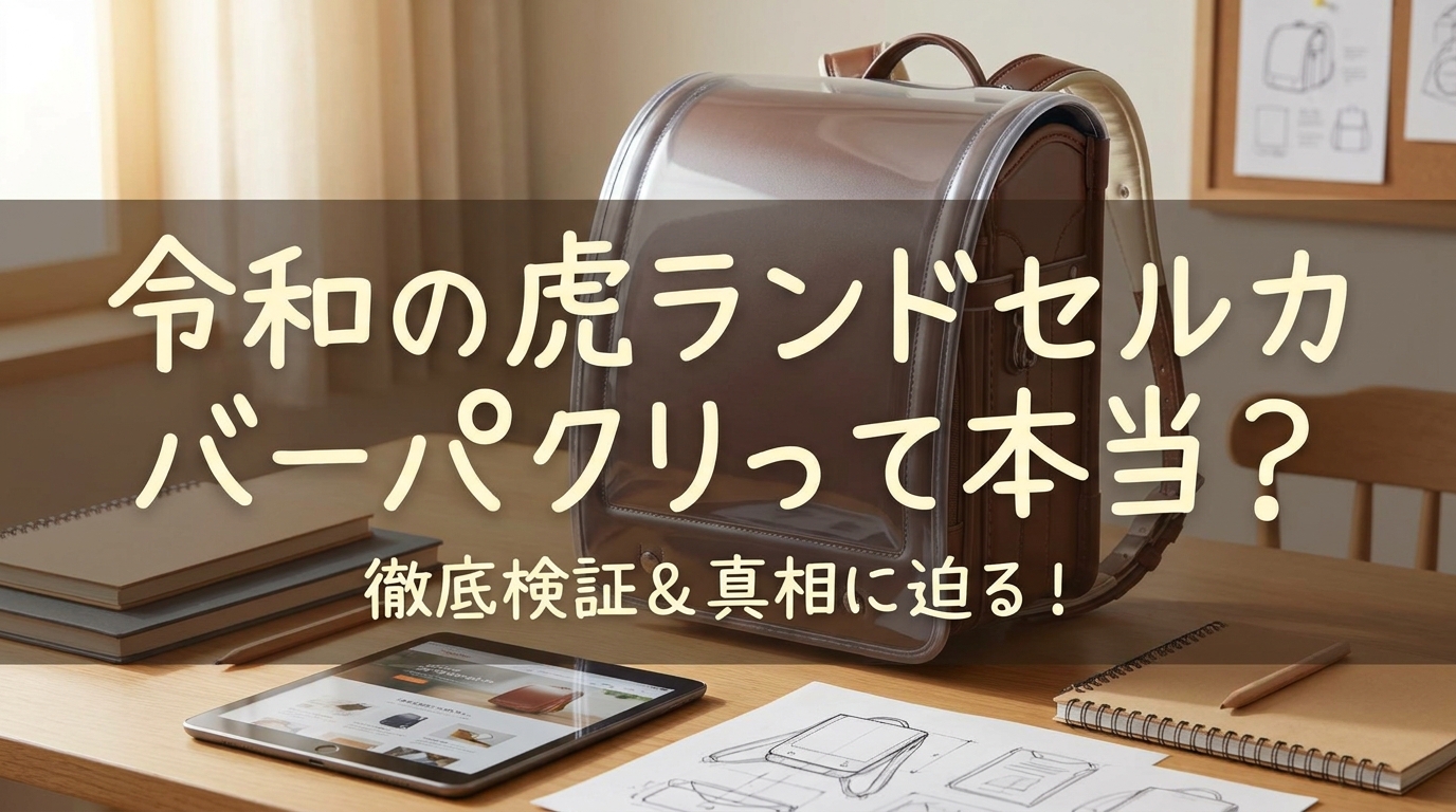 令和の虎ランドセルカバーパクリって本当？