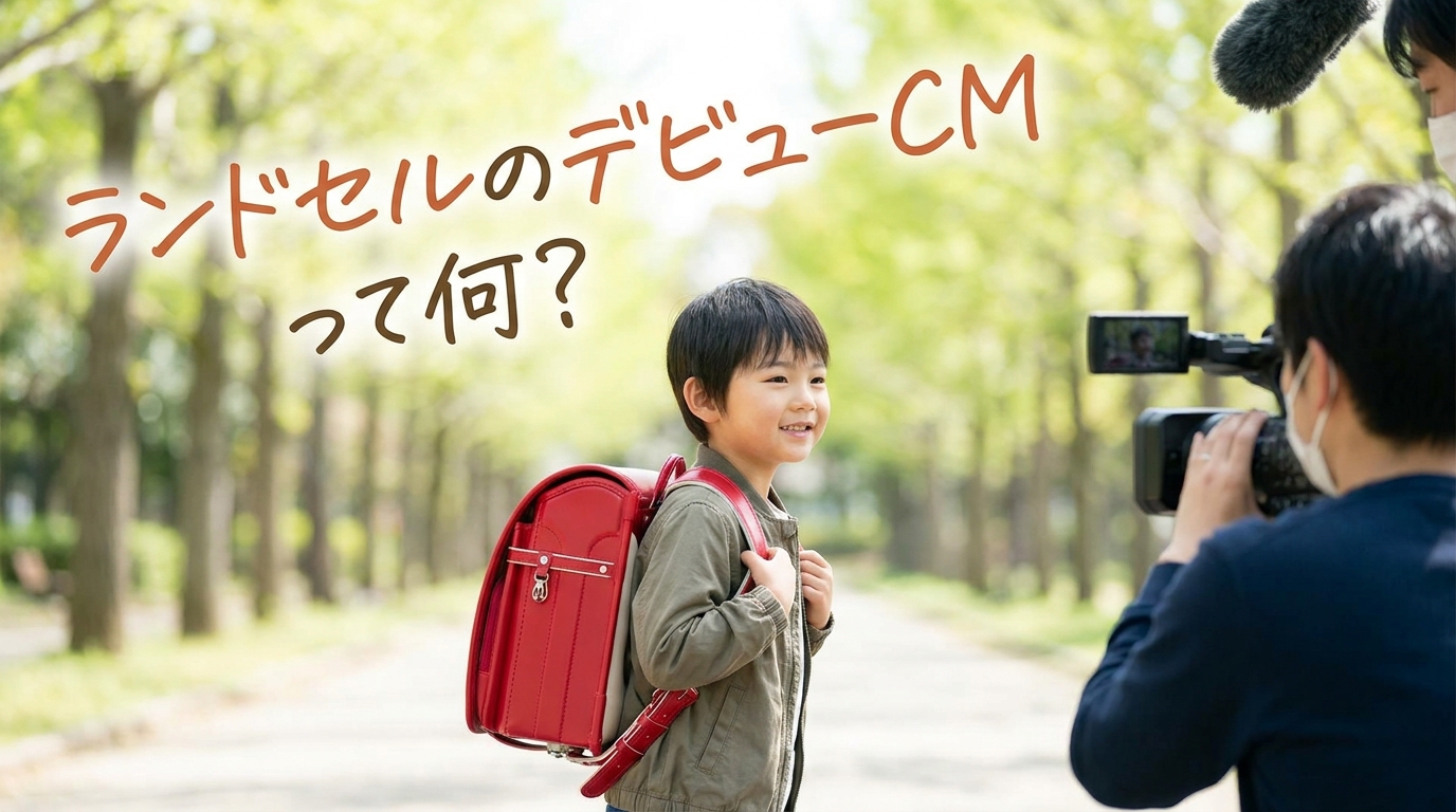 ランドセルのデビューCMって何？
