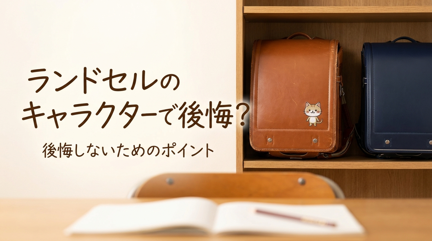 ランドセルのキャラクターで後悔?