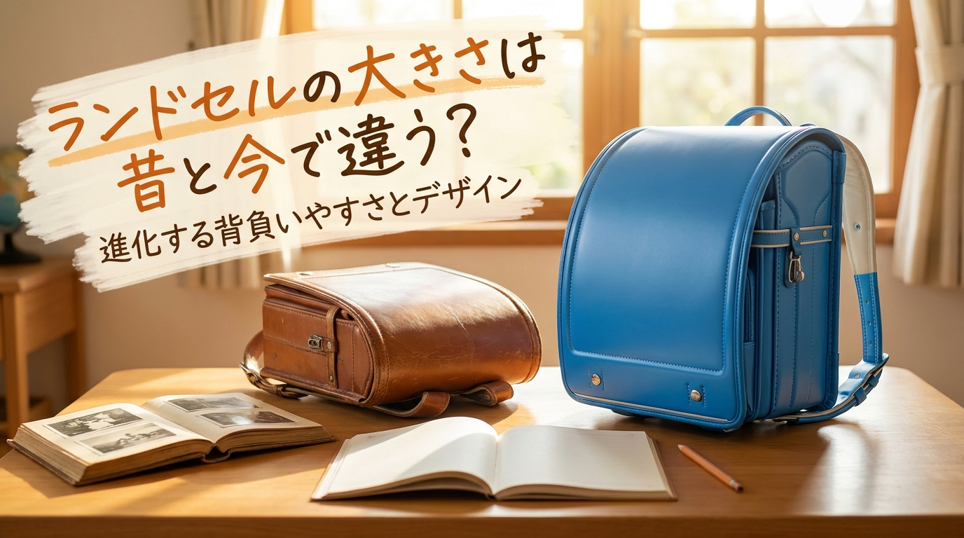 ランドセルの大きさは昔と今で違う?