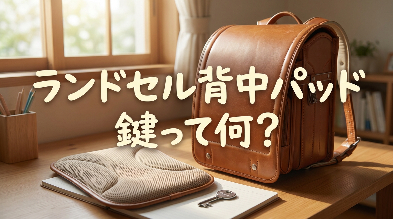 ランドセル背中パッド鍵って何？