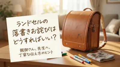 ランドセルの落書きお詫びはどうすればいい？