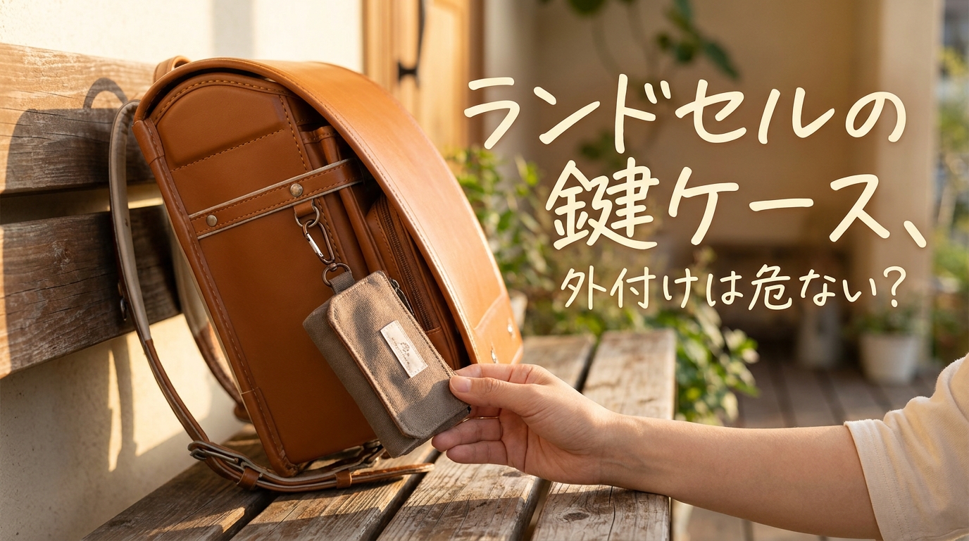 ランドセルの鍵ケース、外付けは危ない?