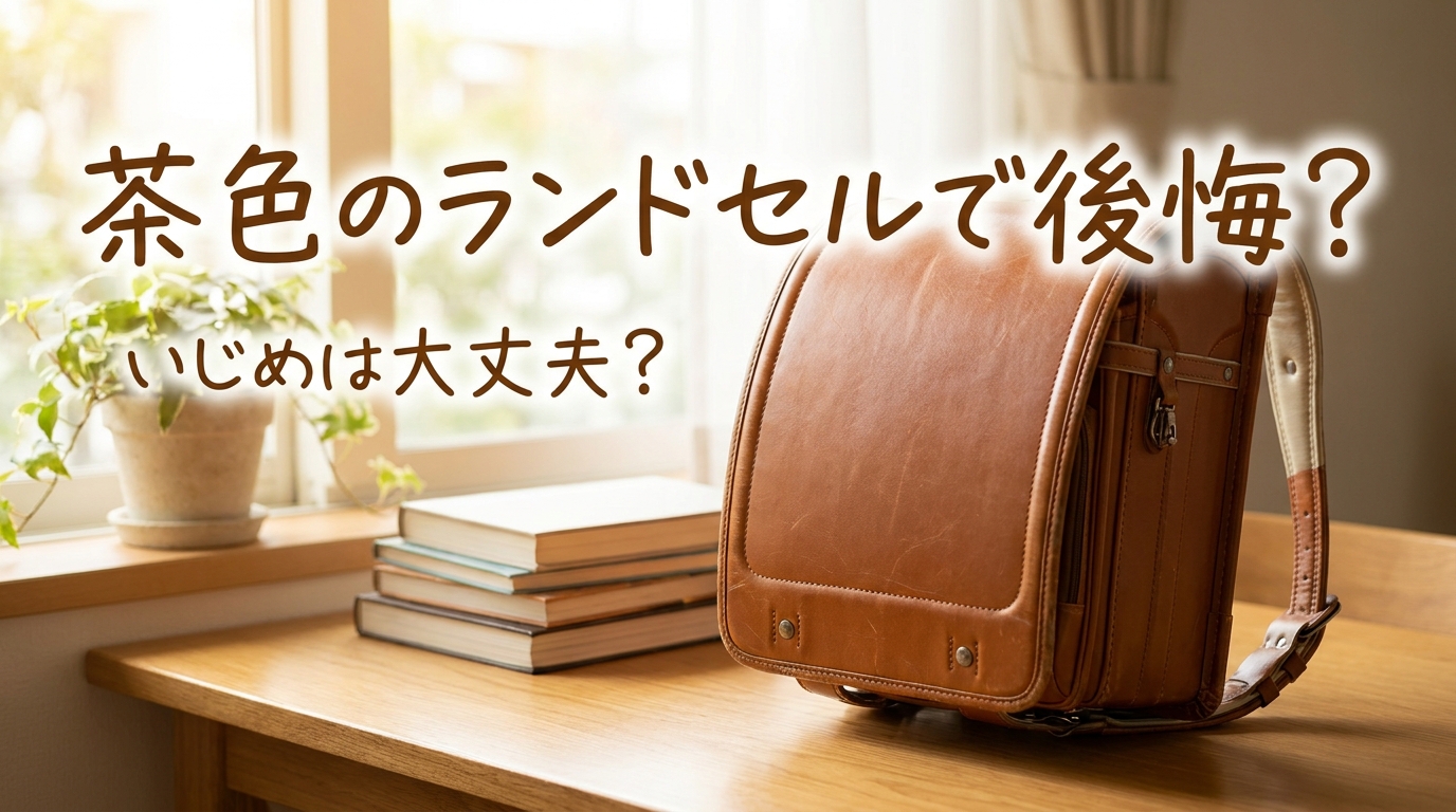 茶色のランドセルで後悔？いじめは大丈夫？