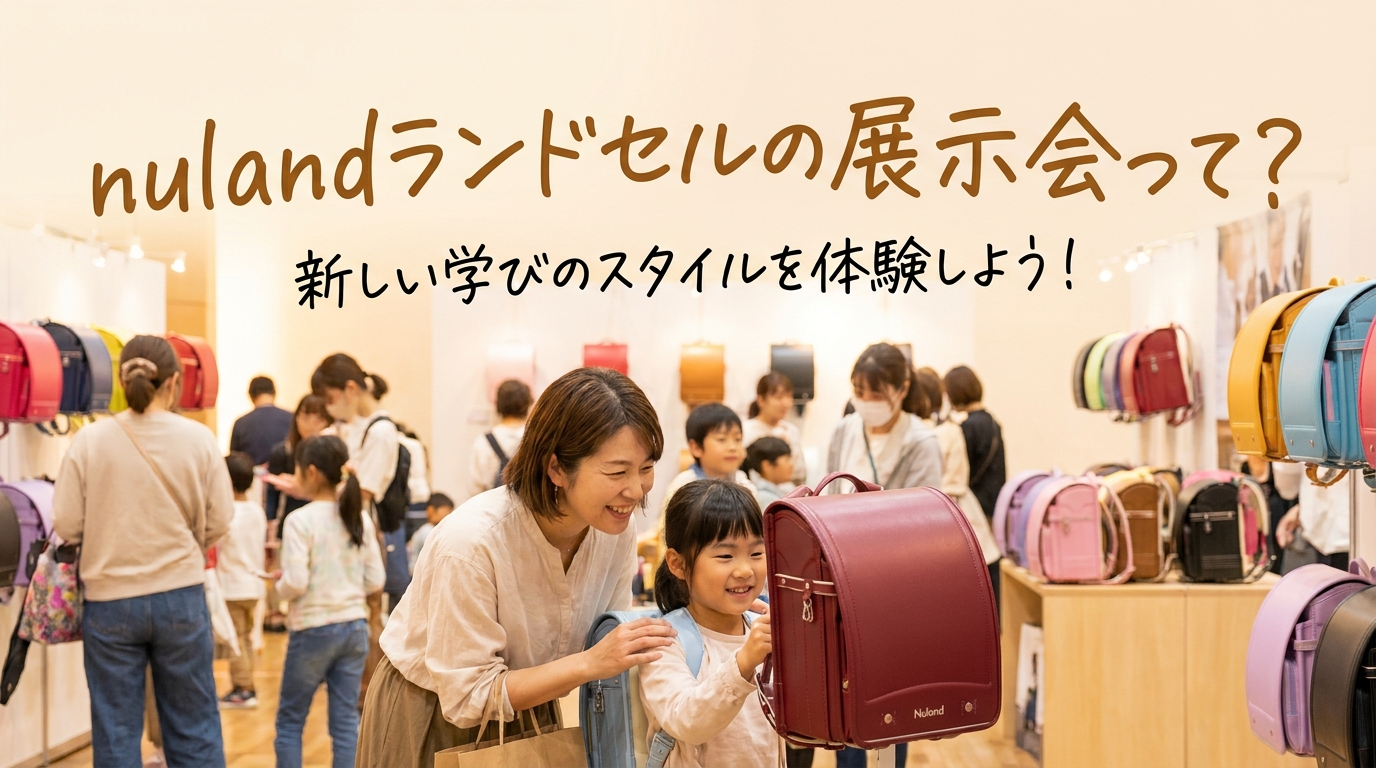 nulandランドセルの展示会って？
