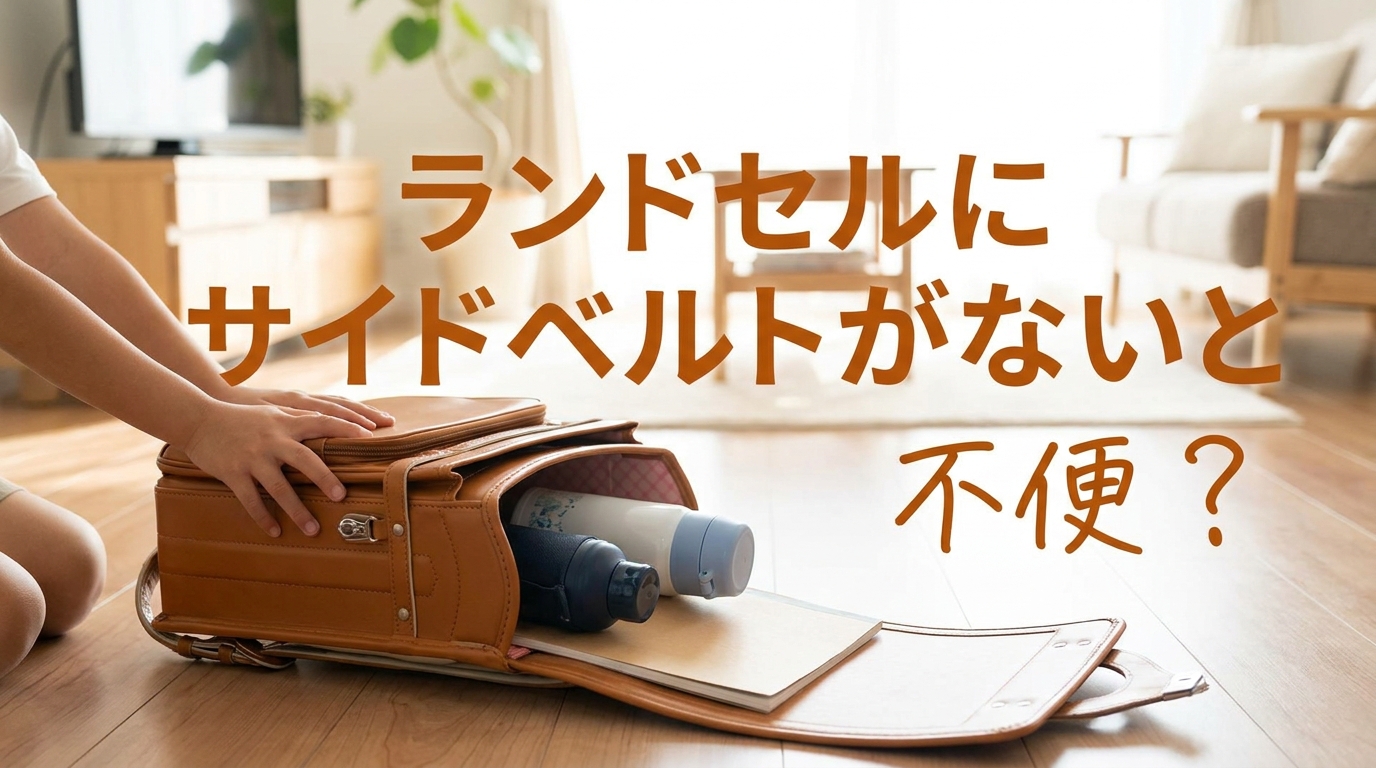 ランドセルにサイドベルトがないと不便？