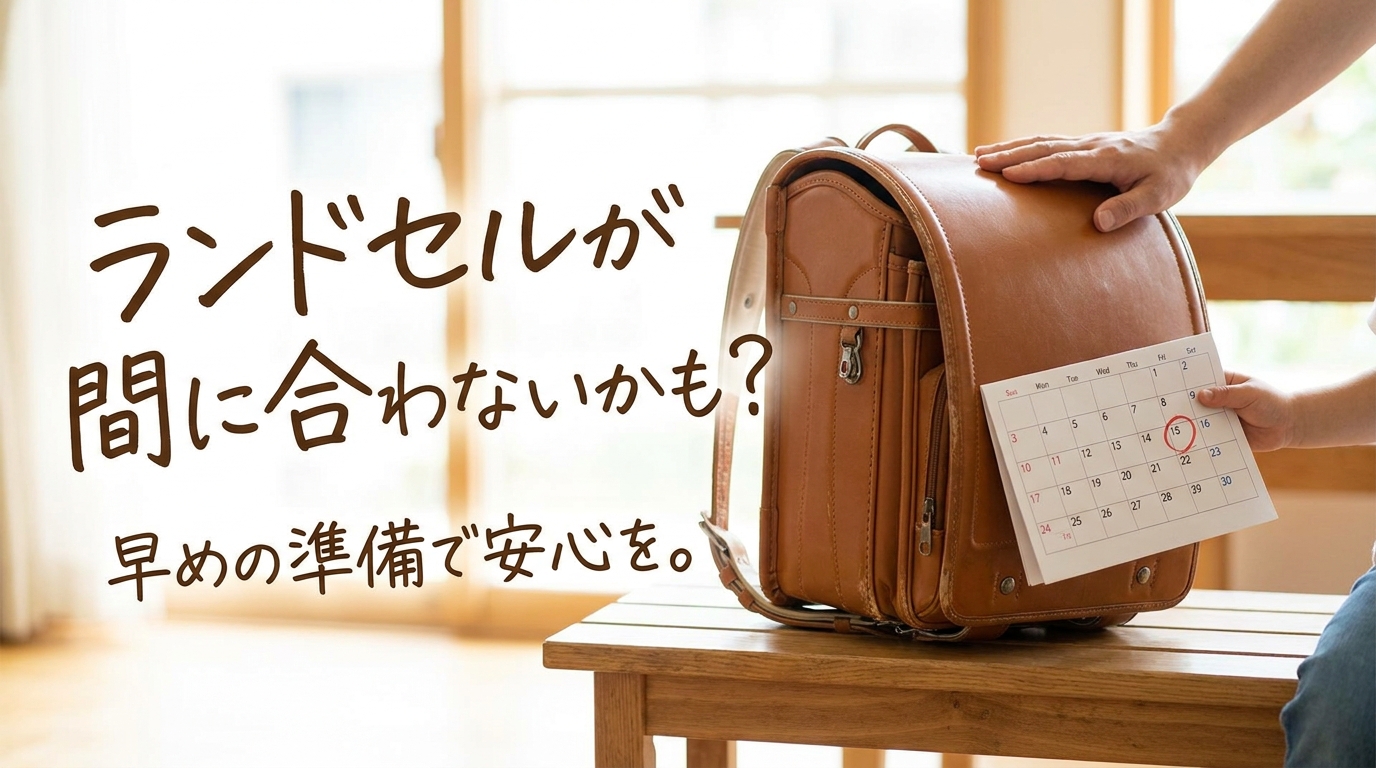 ランドセルが間に合わないかも？