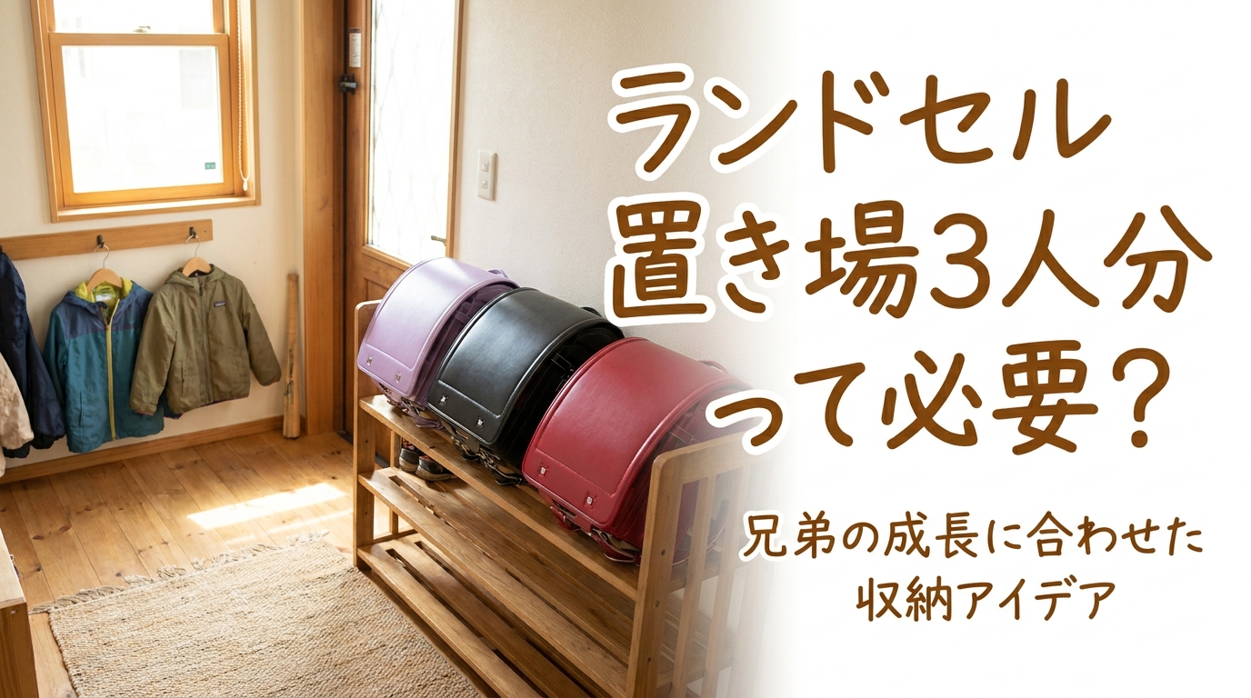 ランドセル置き場3人分って必要？