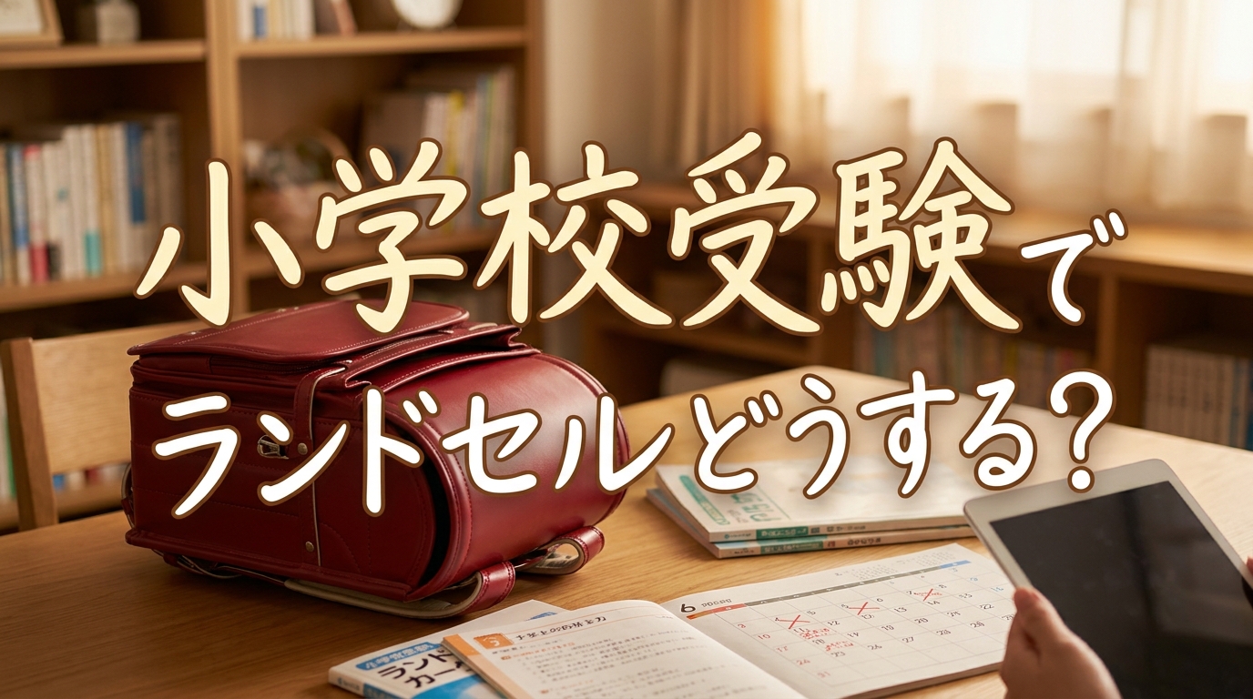 小学校受験でランドセルどうする?