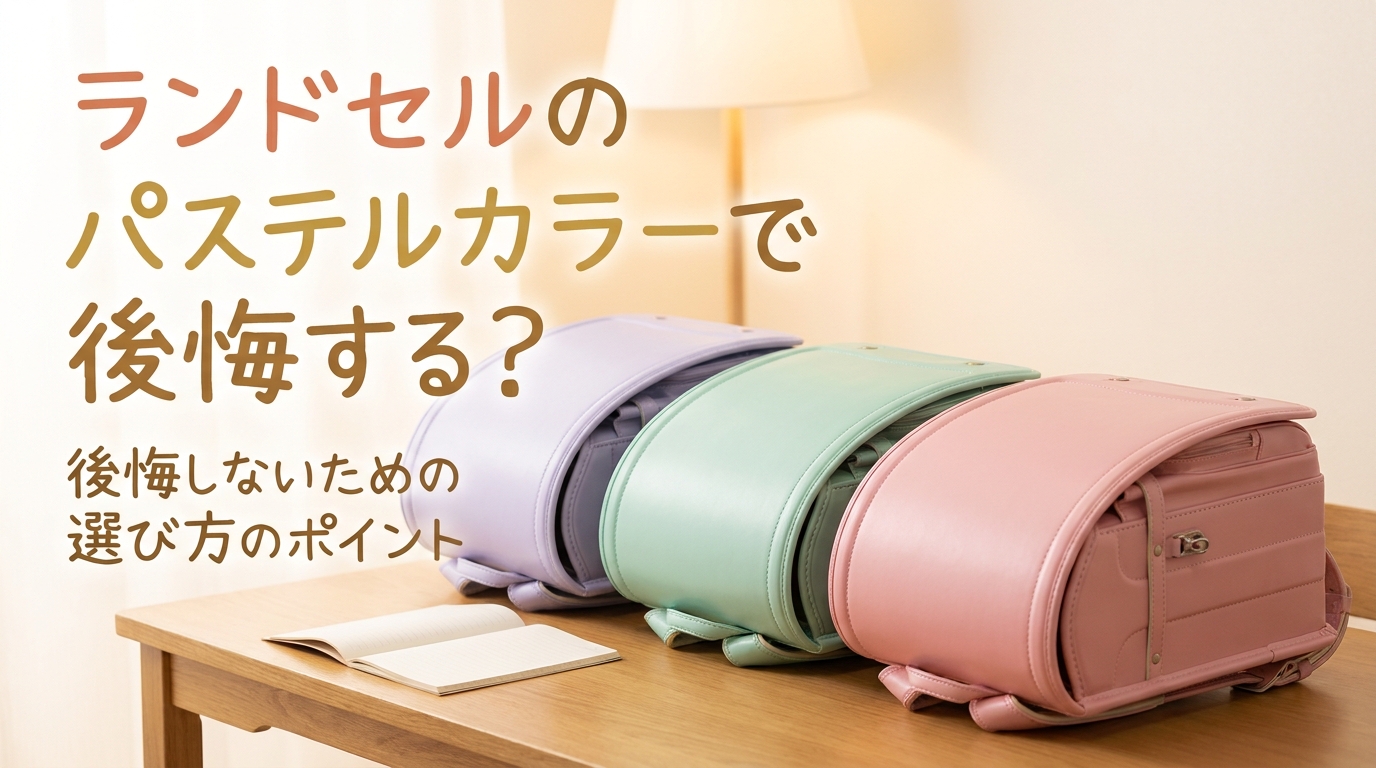 ランドセルのパステルカラーで後悔する？