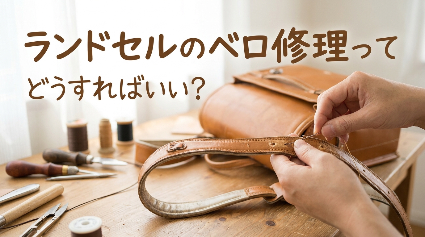 ランドセルのベロ修理ってどうすればいい？