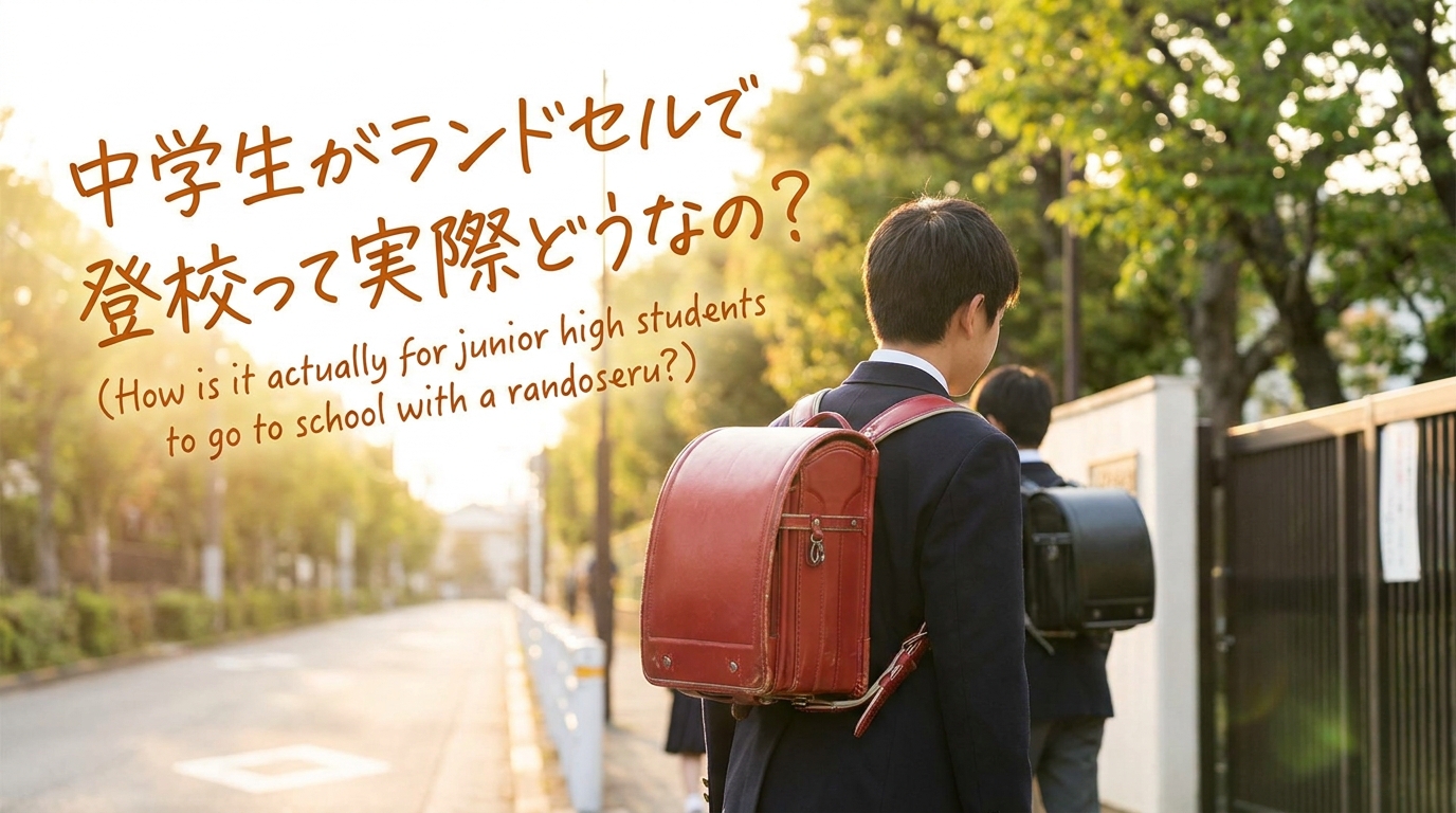 中学生がランドセルで登校って実際どうなの？