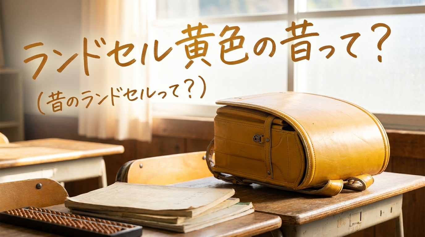 ランドセル黄色の昔って?