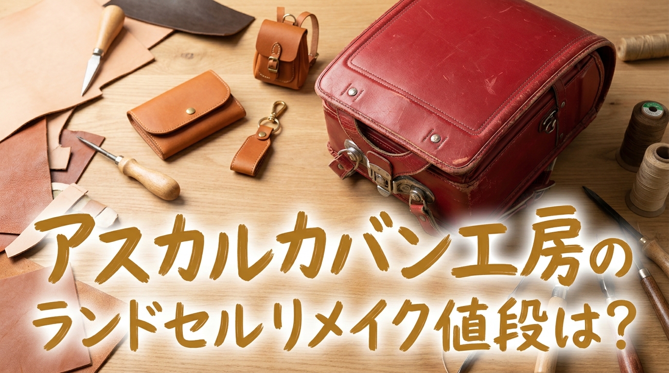 アスカルカバン工房のランドセルリメイク値段は？