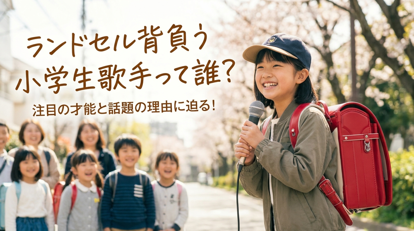 ランドセル背負う小学生歌手って誰？