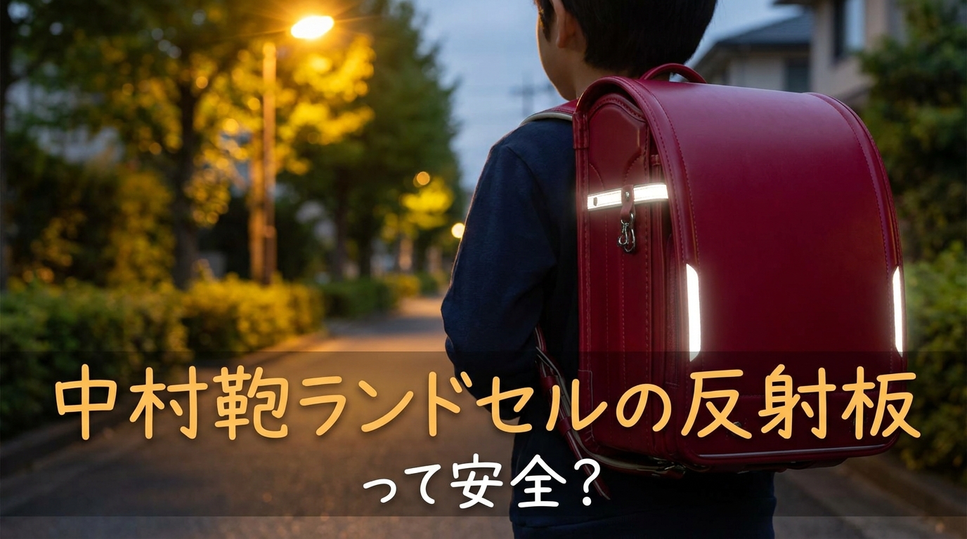 中村鞄ランドセルの反射板って安全？