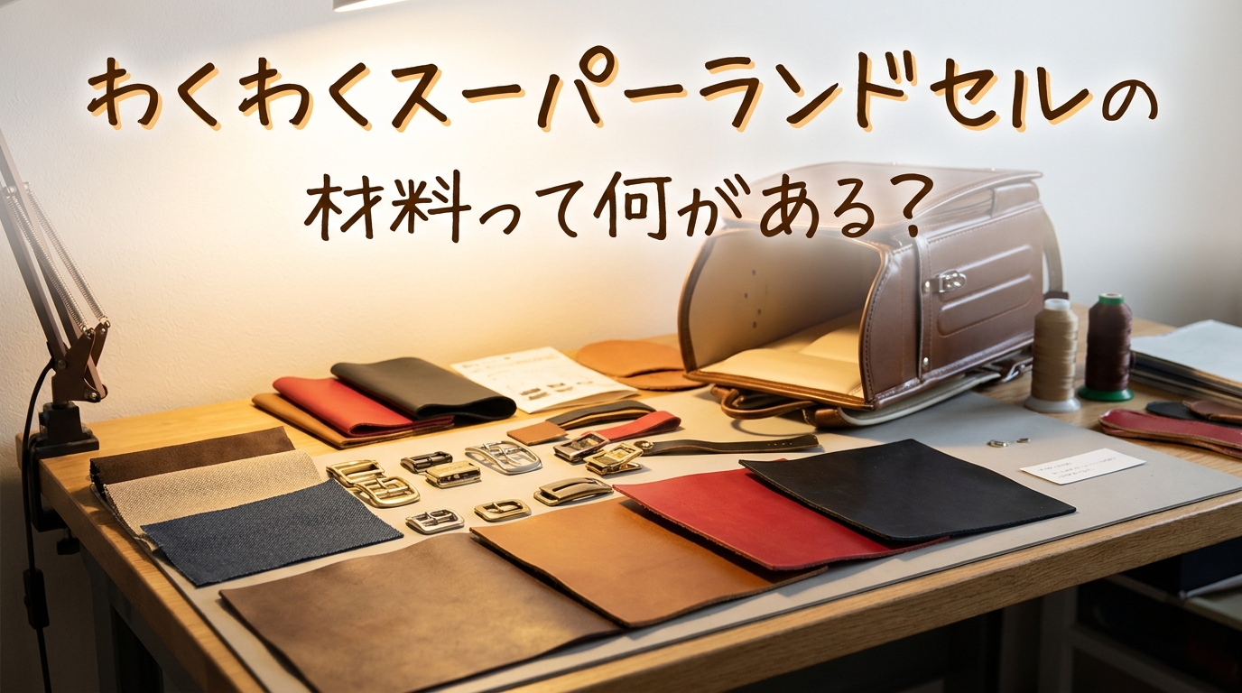 わくわくスーパーランドセルの材料って何がある？