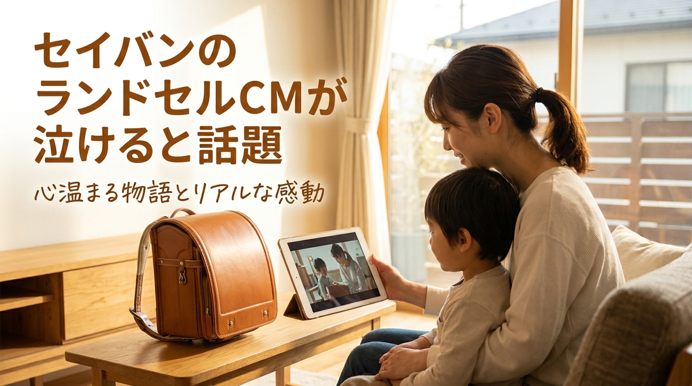セイバンのランドセルCMが泣けると話題の理由は？