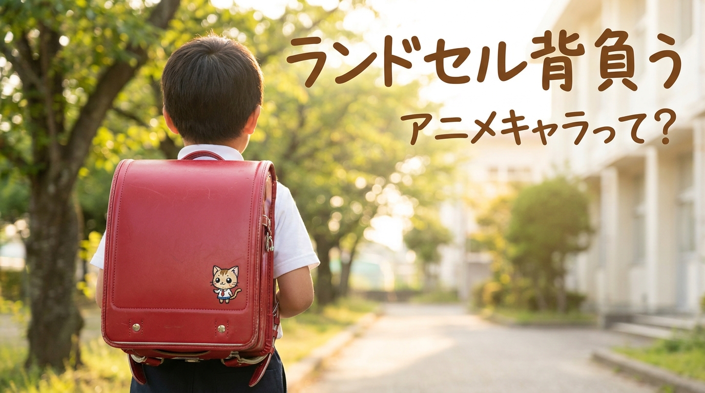 ランドセル背負うアニメキャラって？