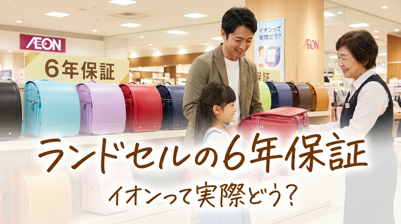ランドセルの6年保証、イオンって実際どう？