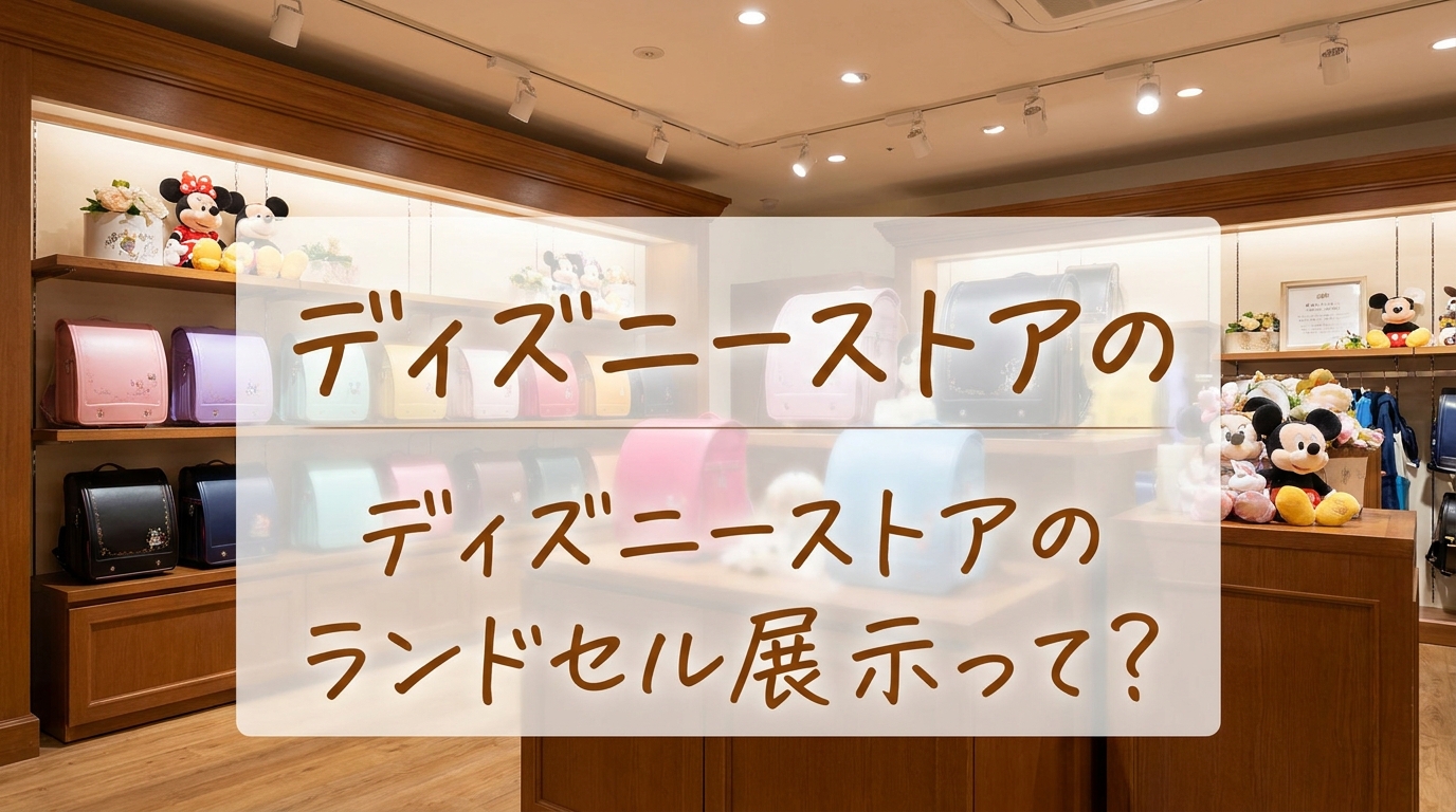 ディズニーストアのランドセル展示って？