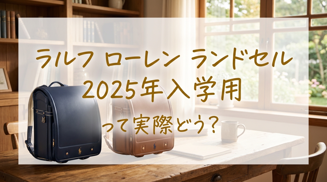 ラルフ ローレン ランドセル 2025年入学用って実際どう?