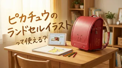 ピカチュウのランドセルイラストって使える？