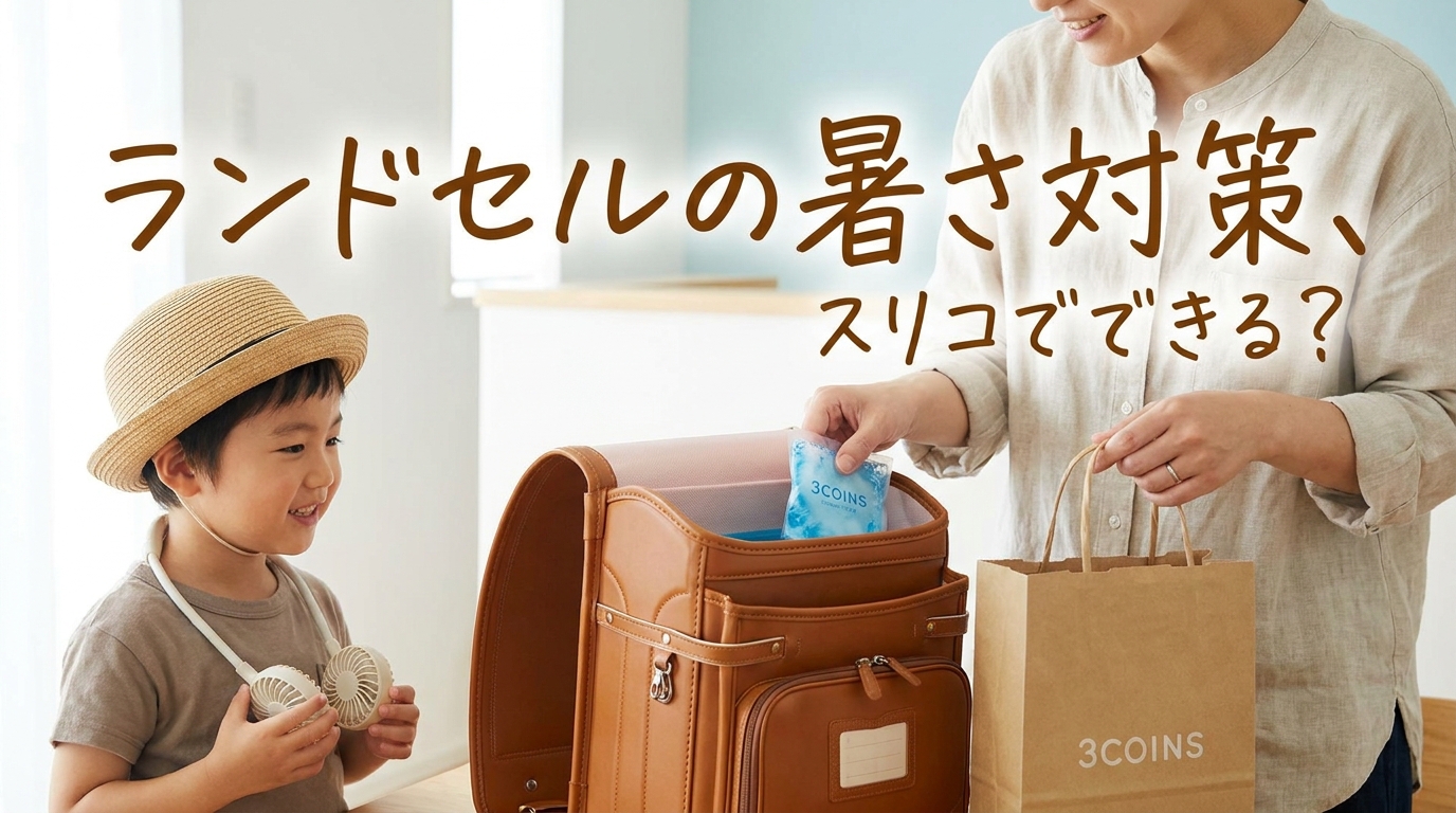 ランドセルの暑さ対策、スリコでできる?
