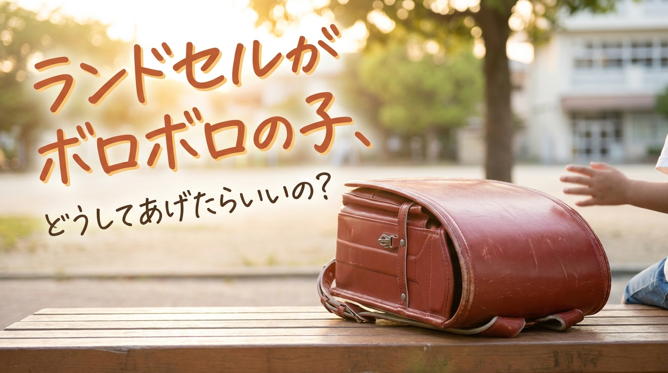 ランドセルがボロボロの子、どうしてあげたらいいの?