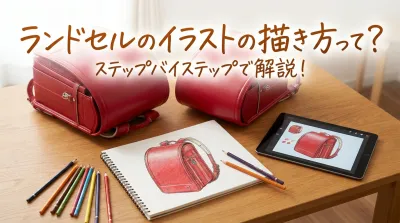 ランドセルのイラストの描き方って？