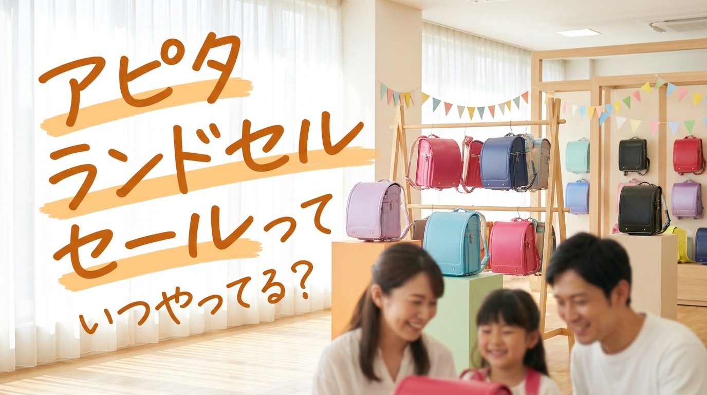 アピタ ランドセル セールっていつやってる？
