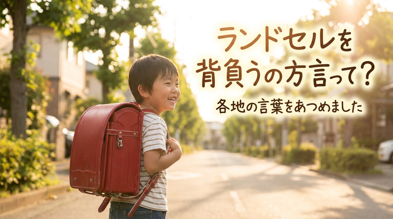 ランドセルを背負うの方言って？